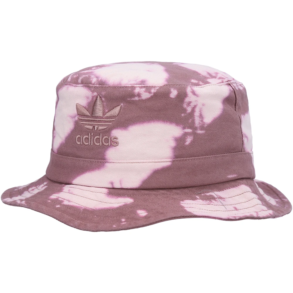 Men's adidas Originals White/Purple Reverse Dye Bucket Hat