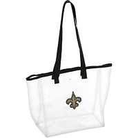 New Orleans Saints Stadium Clear Tote Bag