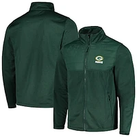 Men's Dunbrooke Heather Green Green Bay Packers Explorer Tech Full-Zip Jacket