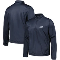 Men's Dunbrooke Navy Seattle Seahawks All-Star Tech Quarter-Zip Top