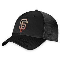 Men's Fanatics Black San Francisco Giants Color Fade Trucker Snapback Hat