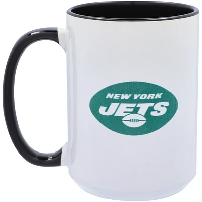 New York Jets 15oz. Inner Color Mug