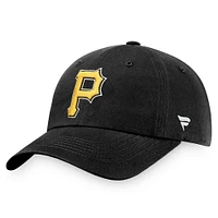 Men's Fanatics Black Pittsburgh Pirates Core Adjustable Hat