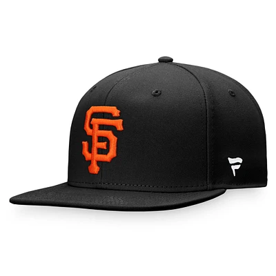 Men's Fanatics  Black San Francisco Giants Core Snapback Hat