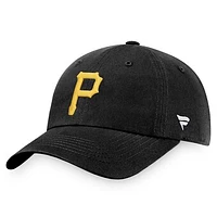 Men's Fanatics Black Pittsburgh Pirates Cooperstown Collection Core Adjustable Hat