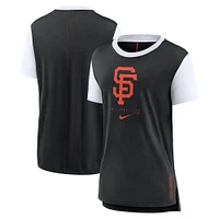 Women's Nike  Black San Francisco Giants Local Touch Fashion Top