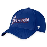 Men's Fanatics Royal Atlanta Braves Cooperstown Core Flex Hat
