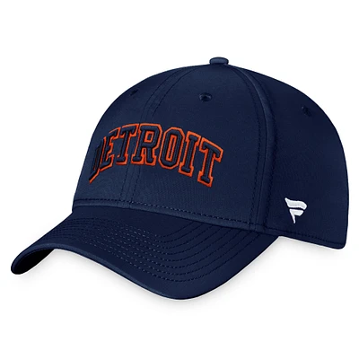 Men's Fanatics Navy Detroit Tigers Cooperstown Core Flex Hat