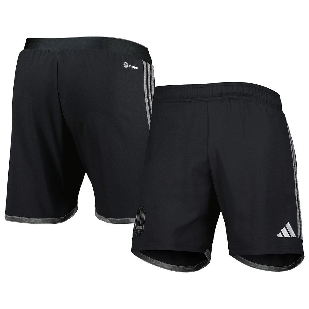 Men's adidas Black Nashville SC 2023 Away AEROREADY Authentic Shorts