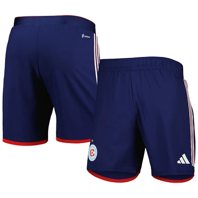 Men's adidas Navy Chicago Fire 2023 Away AEROREADY Authentic Shorts