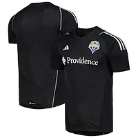 Men's adidas Black Seattle Sounders FC 2023 Replica Goalkeeper Jersey