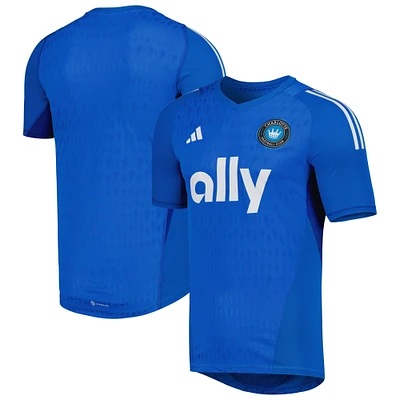 Men's adidas Blue Charlotte FC 2023 Replica Goalkeeper Jersey