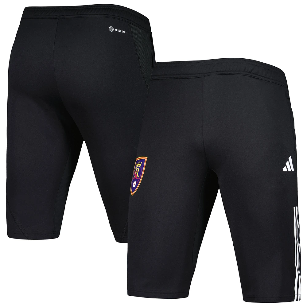 Men's adidas Black Real Salt Lake 2023 On-Field Training AEROREADY Half Pants