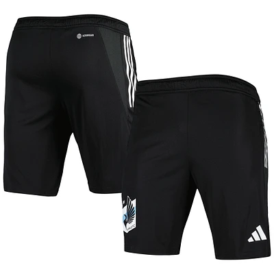 Men's adidas Black Minnesota United FC 2023 On-Field AEROREADY Training Shorts