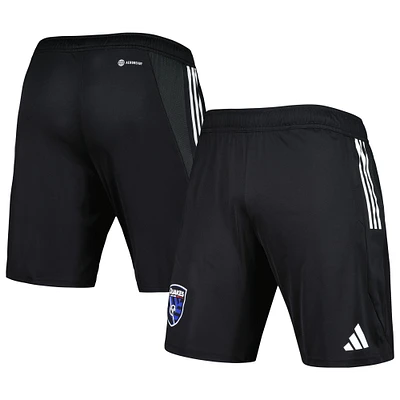 Men's adidas Black San Jose Earthquakes 2023 On-Field AEROREADY Training Shorts