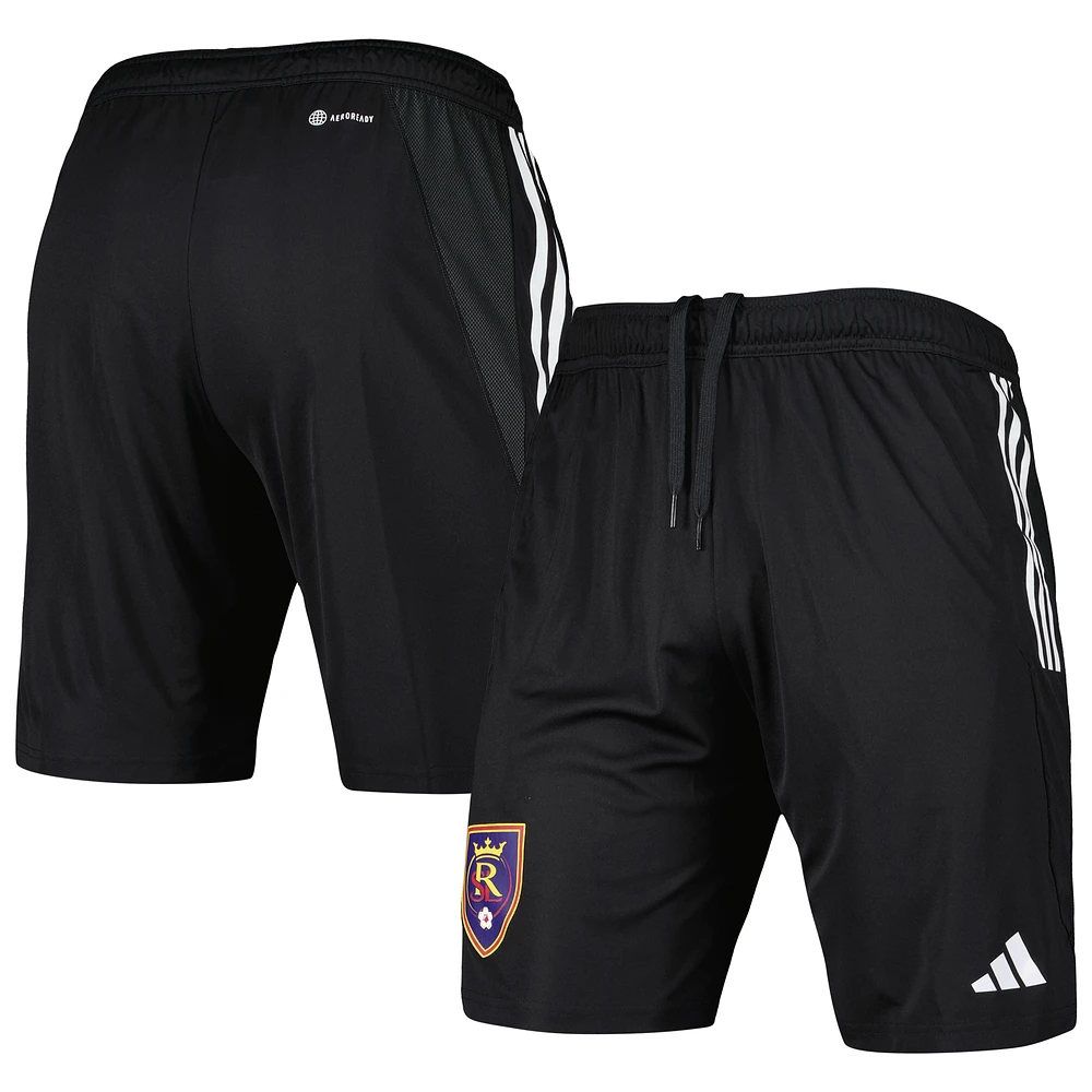 Men's adidas Black Real Salt Lake 2023 On-Field AEROREADY Training Shorts