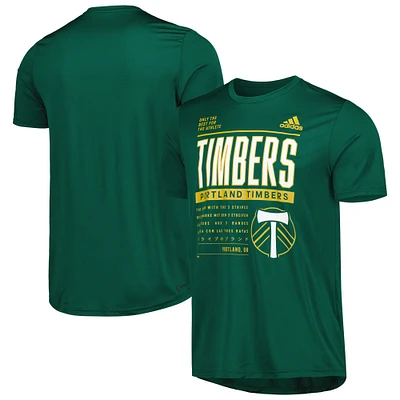 Men's adidas Green Portland Timbers Club DNA Performance T-Shirt