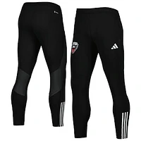 Men's adidas Black D.C. United 2023 On-Field Team Crest AEROREADY Training Pants