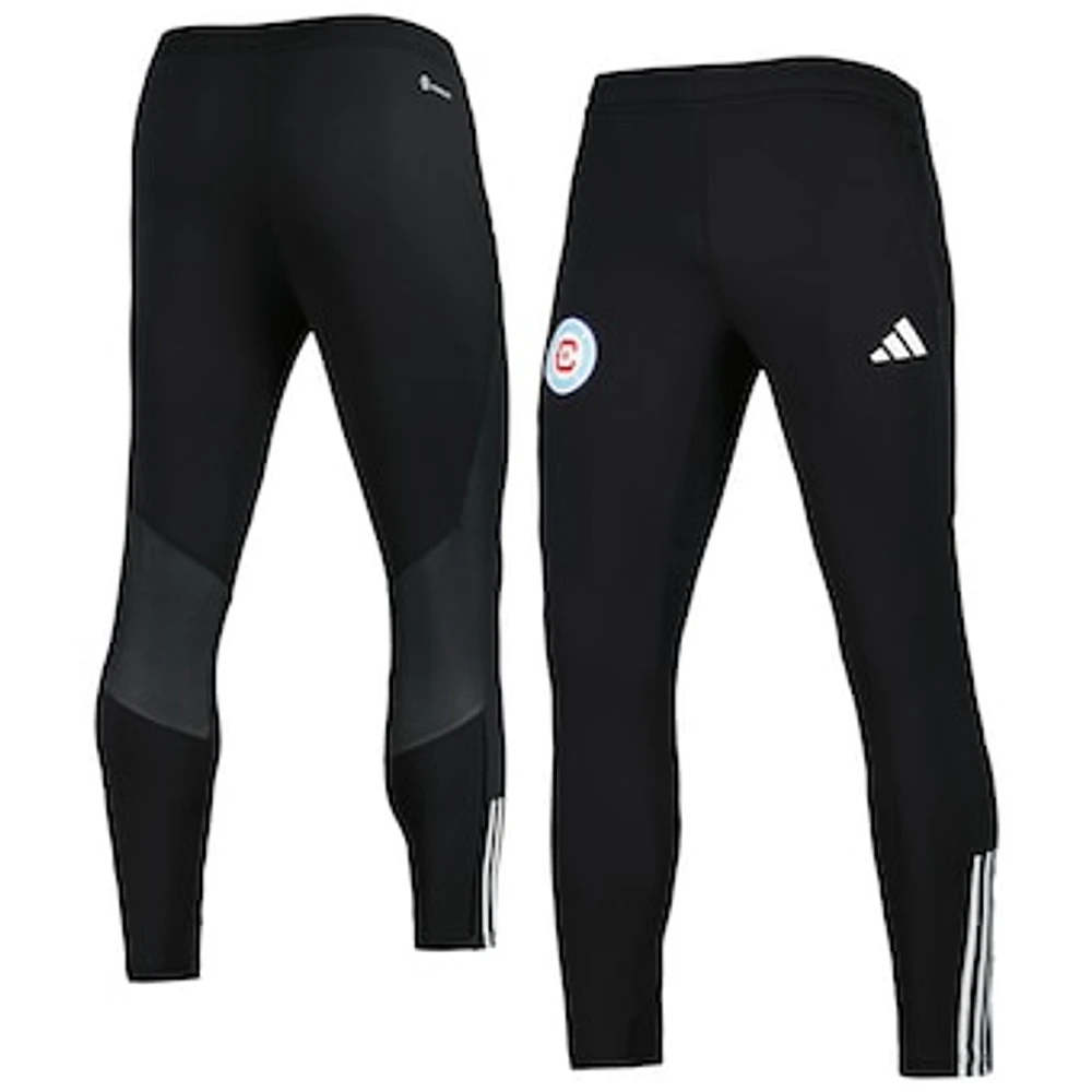 Men's adidas Black Chicago Fire 2023 On-Field Team Crest AEROREADY Training Pants