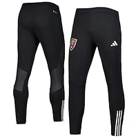 Men's adidas Black Real Salt Lake 2023 On-Field Team Crest AEROREADY Training Pants