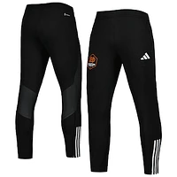 Men's adidas Black Houston Dynamo FC 2023 On-Field Team Crest AEROREADY Training Pants