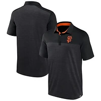 Men's Fanatics Charcoal San Francisco Giants Base Thief Polo