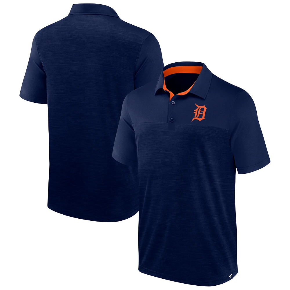 Men's Fanatics Navy Detroit Tigers Base Thief Polo