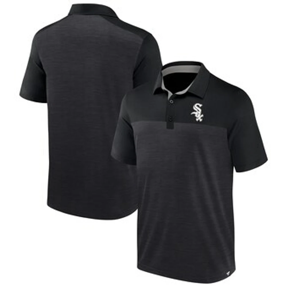 Men's Fanatics Charcoal Chicago White Sox Base Thief Polo