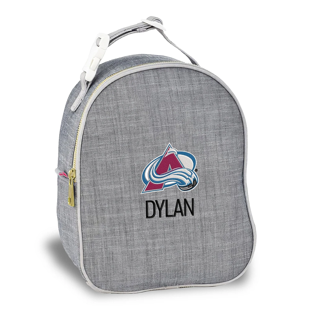 Gray Colorado Avalanche Personalized Insulated Bag