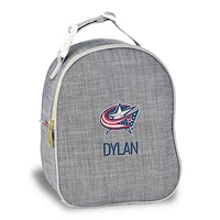 Gray Columbus Blue Jackets Personalized Insulated Bag