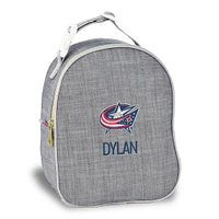 Gray Columbus Blue Jackets Personalized Insulated Bag
