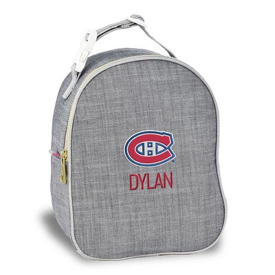 Gray Montreal Canadiens Personalized Insulated Bag