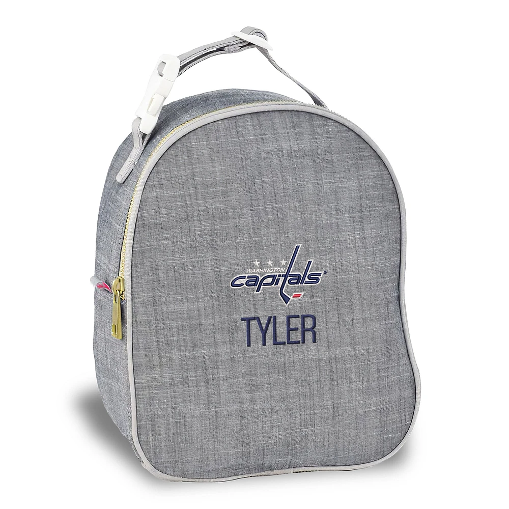 Gray Washington Capitals Personalized Insulated Bag