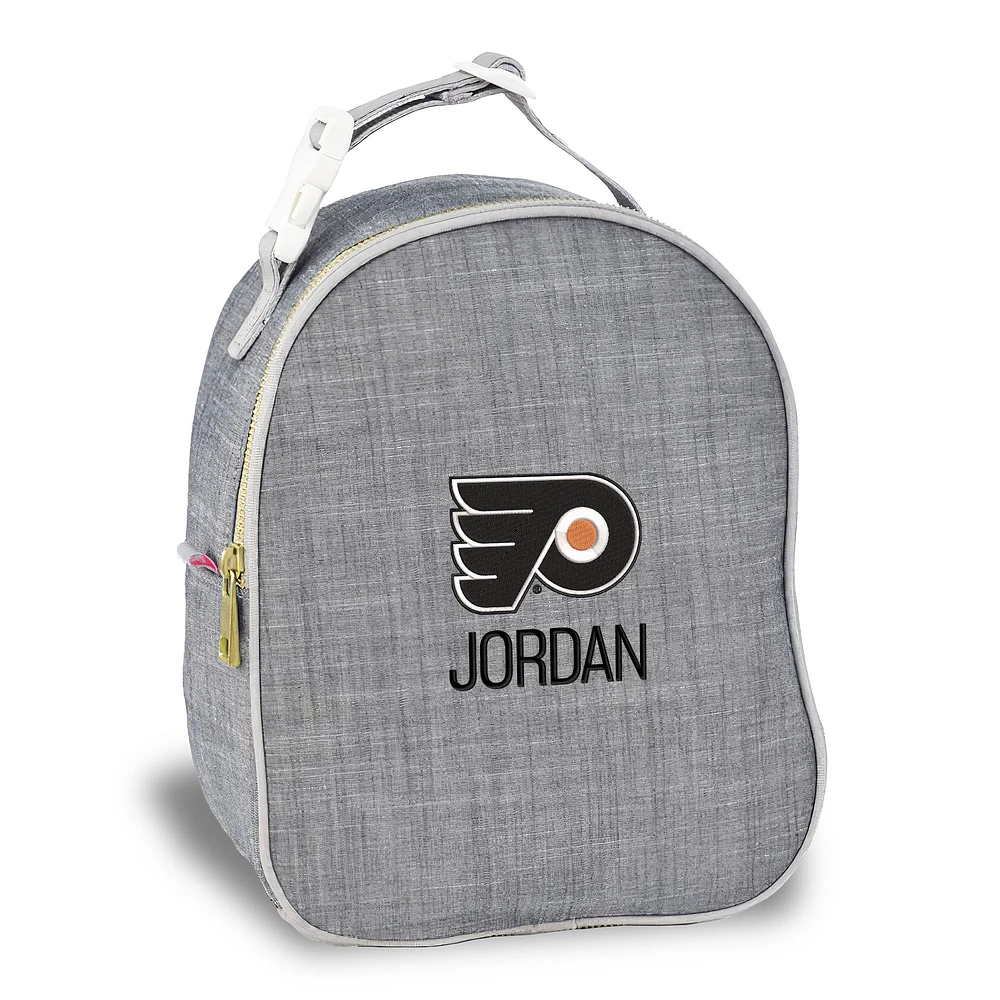 Gray Philadelphia Flyers Personalized Insulated Bag