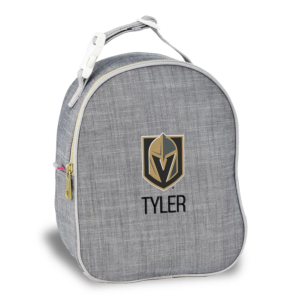 Gray Vegas Golden Knights Personalized Insulated Bag