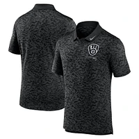 Men's Nike  Black Milwaukee Brewers Next Level Polo