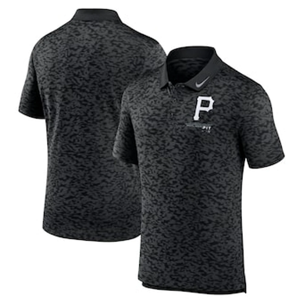 Men's Nike  Black Pittsburgh Pirates Next Level Polo