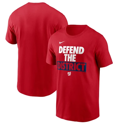 Men's Nike Red Washington Nationals Rally Rule T-Shirt