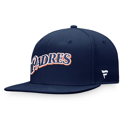 Men's Fanatics Navy San Diego Padres Cooperstown Collection Fitted Hat