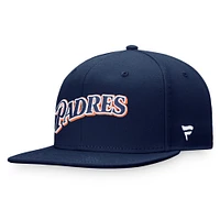 Men's Fanatics Navy San Diego Padres Cooperstown Collection Fitted Hat