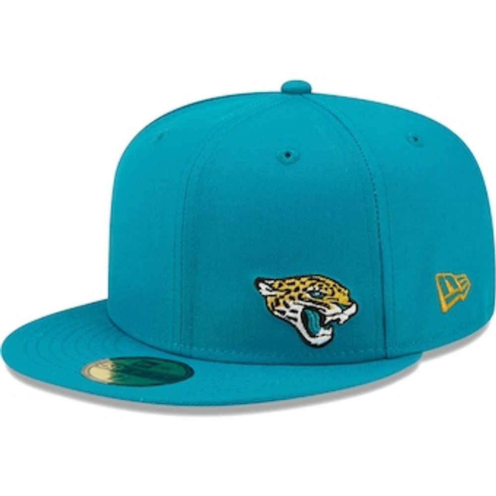 Men's New Era Teal Jacksonville Jaguars  Flawless 59FIFTY Fitted Hat