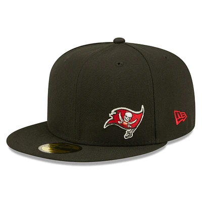 Men's New Era Black Tampa Bay Buccaneers  Flawless 59FIFTY Fitted Hat