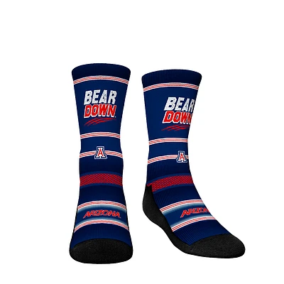 Youth Rock Em Socks Arizona Wildcats Team Slogan Crew Socks