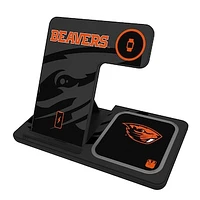 Keyscaper Oregon State Beavers 3-In-1 Wireless Charger