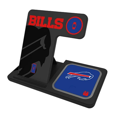 Keyscaper Buffalo Bills 3-In-1 Wireless Charger