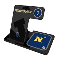 Keyscaper Navy Midshipmen 3-In-1 Wireless Charger