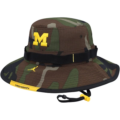 Men's Jordan Brand Camo Michigan Wolverines Boonie Performance Bucket Hat