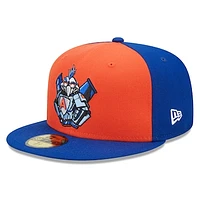 Men's New Era Orange/Blue Aberdeen IronBirds Marvel x Minor League 59FIFTY Fitted Hat