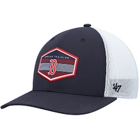 Men's '47 Navy/White Boston Red Sox Spring Training Burgess Trucker Adjustable Hat