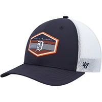 Men's '47 Navy/White Detroit Tigers Spring Training Burgess Trucker Adjustable Hat